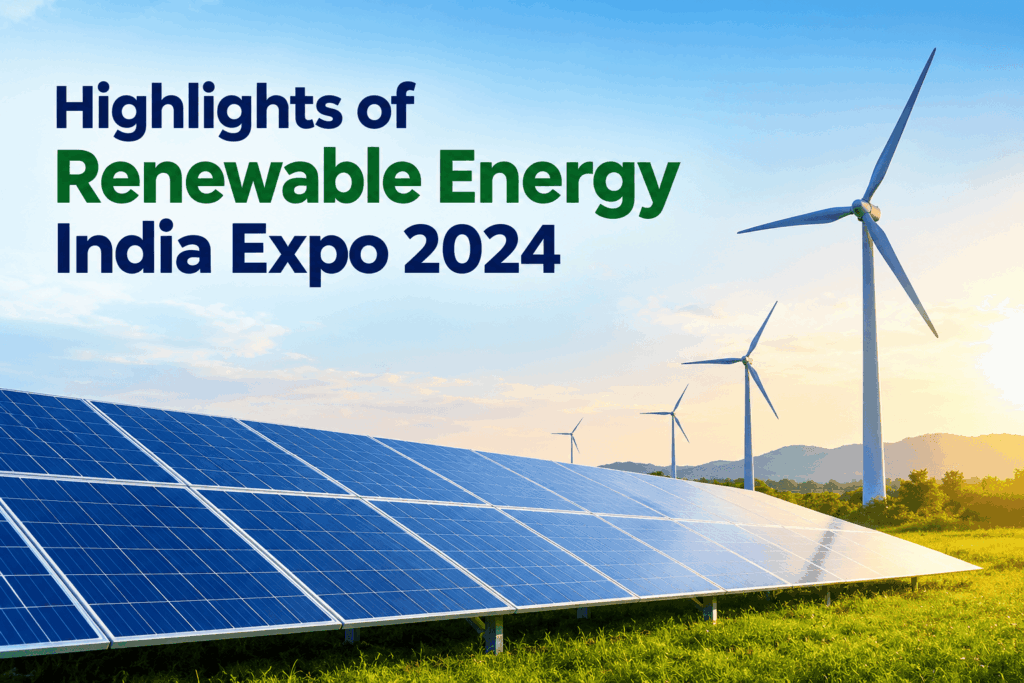 Highlights of Renewable Energy India Expo 2024
