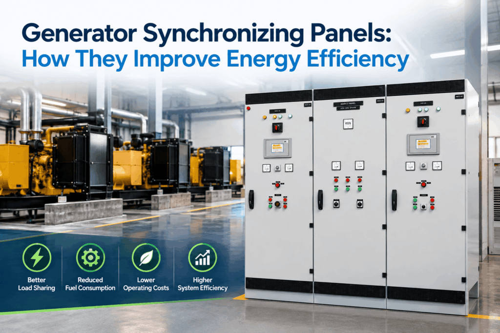 Generator Synchronizing Panels: How They Improve Energy Efficiency