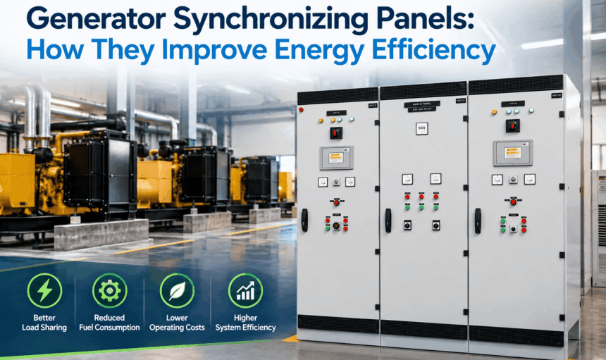 Generator Synchronizing Panels: How They Improve Energy Efficiency