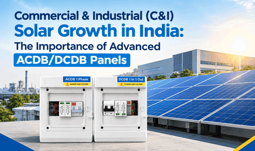 Commercial & Industrial (C&I) Solar Growth in India: The Importance of Advanced ACDB/DCDB Panels