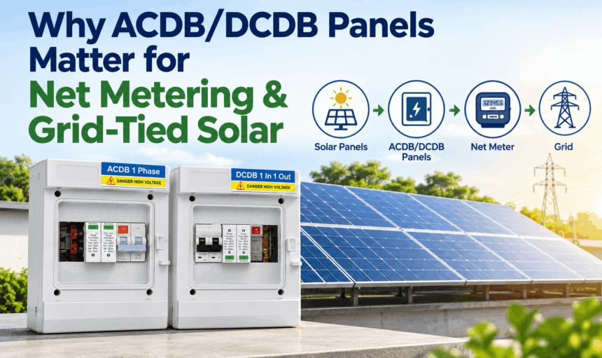 Why ACDB/DCDB Panels Matter for Net Metering & Grid-Tied Solar