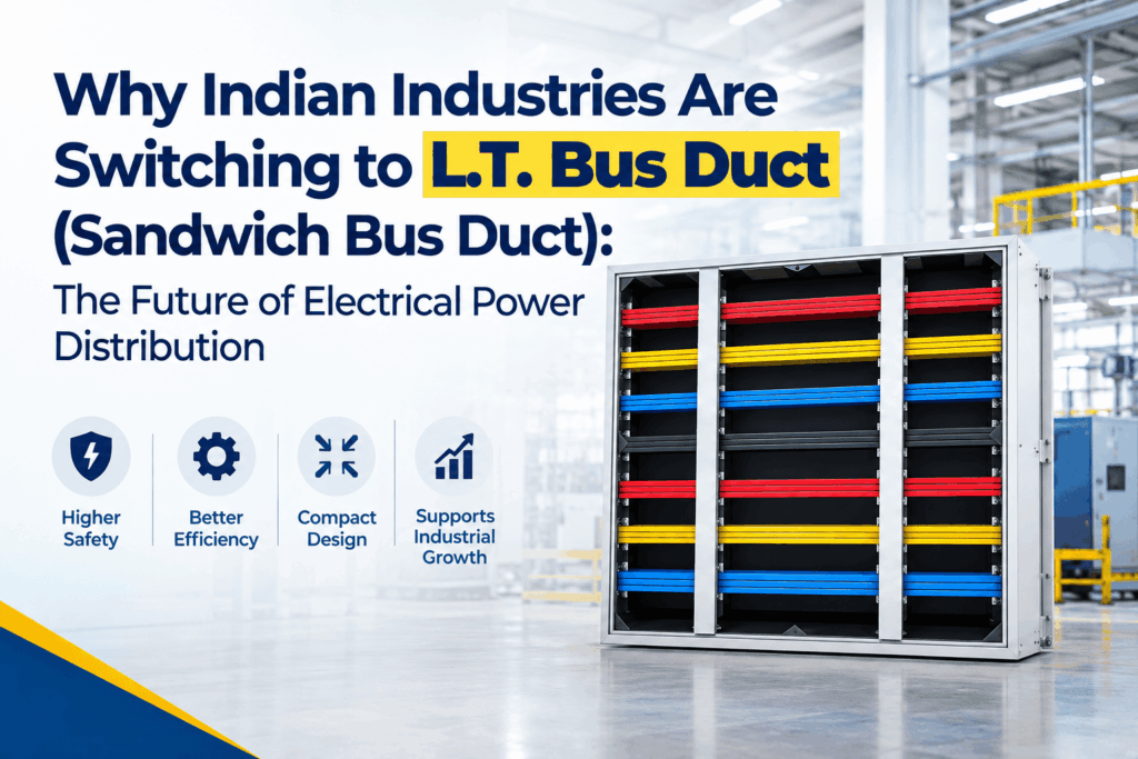 Why Indian Industries Are Switching to L.T. Bus Duct (Sandwich Bus Duct): The Future of Electrical Power Distribution