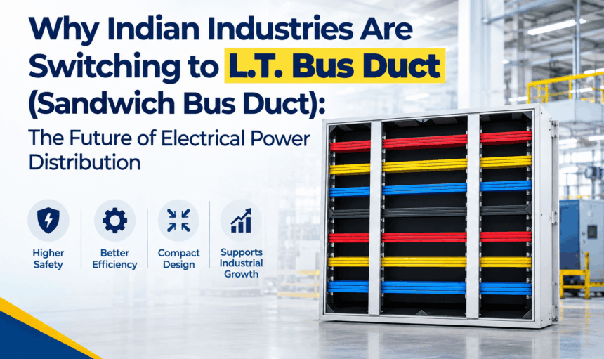 Why Indian Industries Are Switching to L.T. Bus Duct (Sandwich Bus Duct): The Future of Electrical Power Distribution