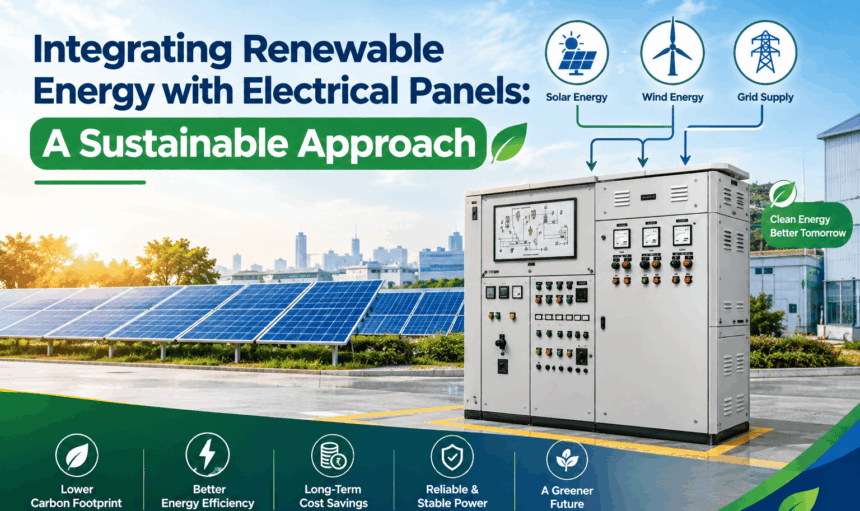 Integrating Renewable Energy with Electrical Panels: A Sustainable Approach