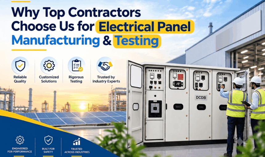 Why Top Contractors Choose Us for Electrical Panel Manufacturing & Testing