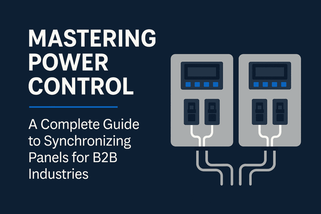 Mastering Power Control – A Complete Guide to Synchronizing Panels for B2B Industries