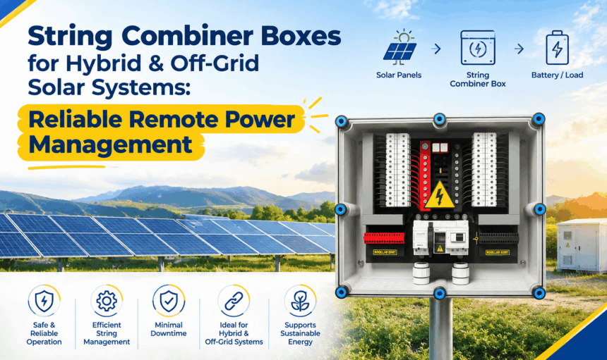 String Combiner Boxes for Hybrid & Off-Grid Solar Systems: Reliable Remote Power Management