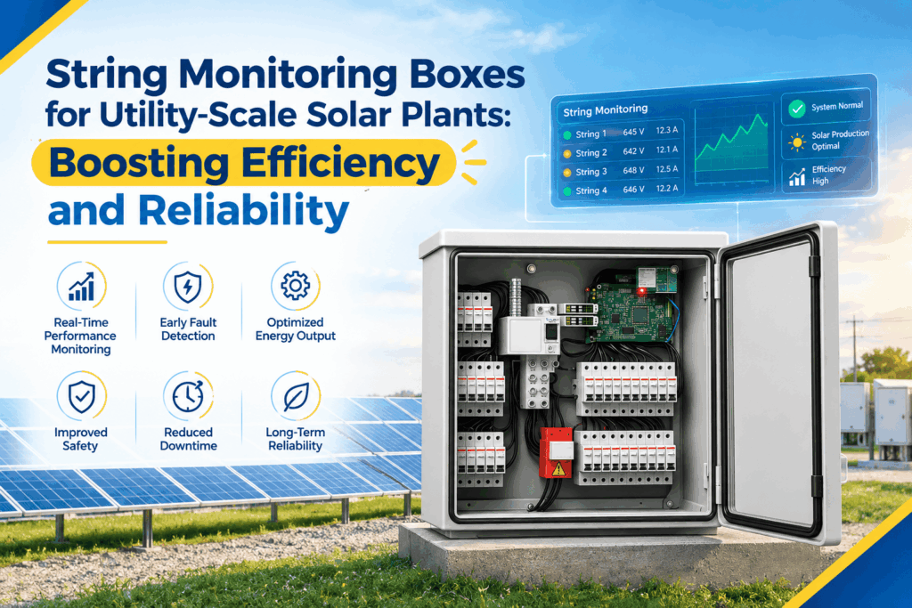 String Monitoring Boxes for Utility-Scale Solar Plants: Boosting Efficiency and Reliability