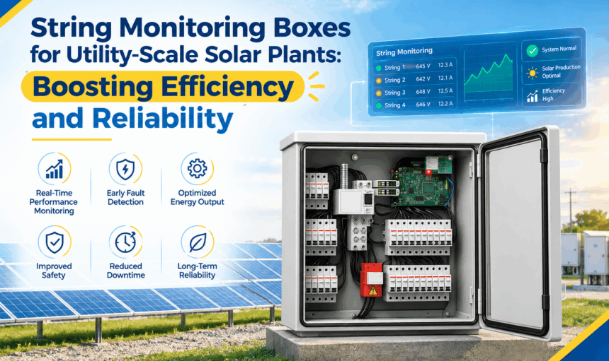 String Monitoring Boxes for Utility-Scale Solar Plants: Boosting Efficiency and Reliability