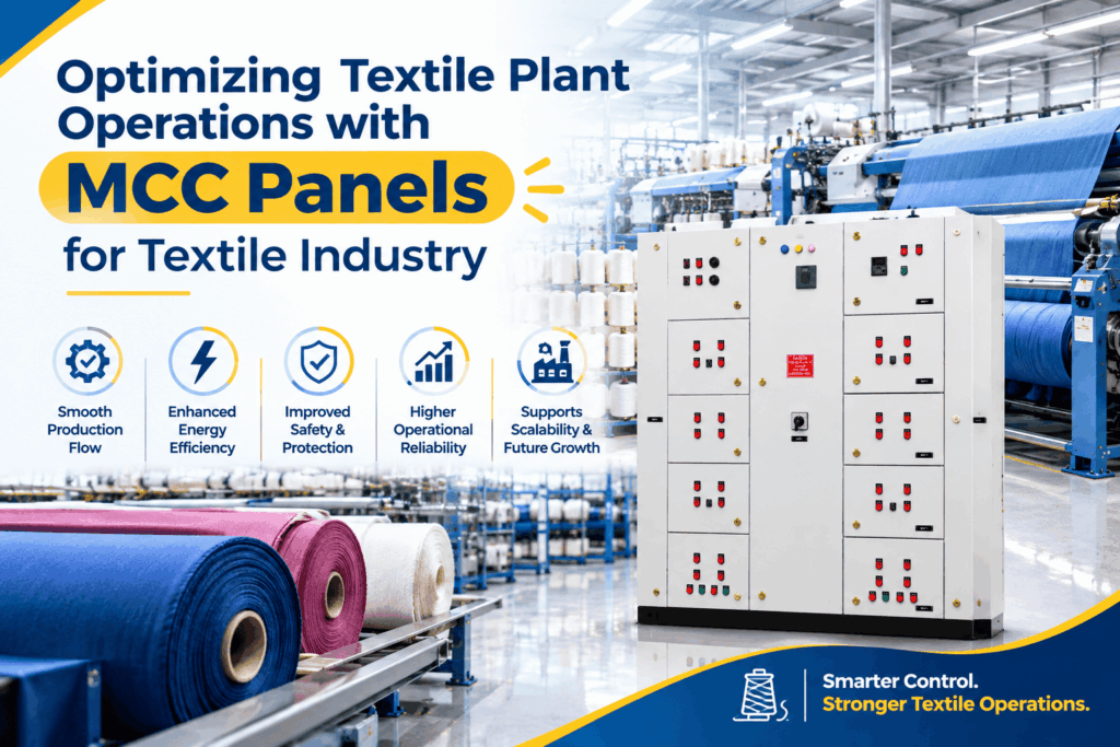 Optimizing Textile Plant Operations with MCC Panels for Textile Industry