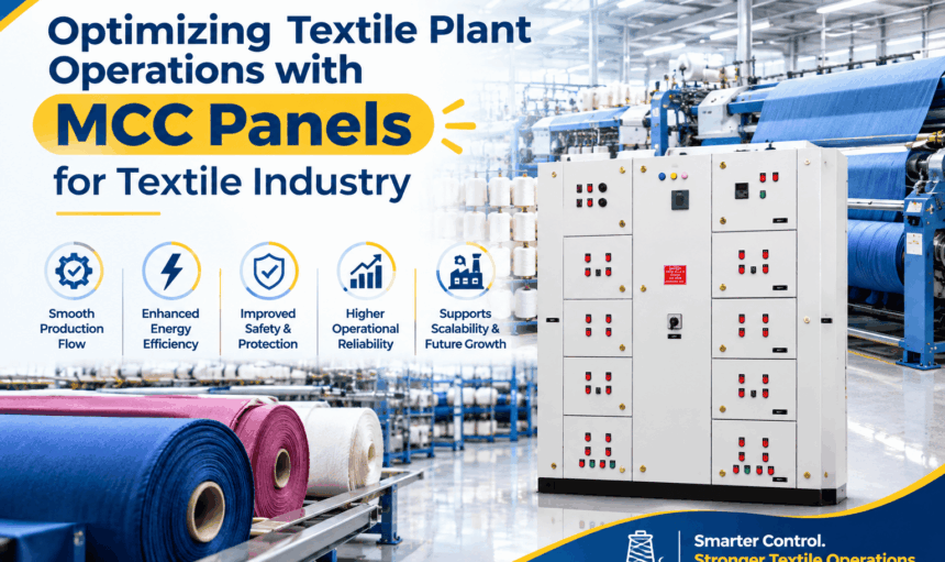 Optimizing Textile Plant Operations with MCC Panels for Textile Industry