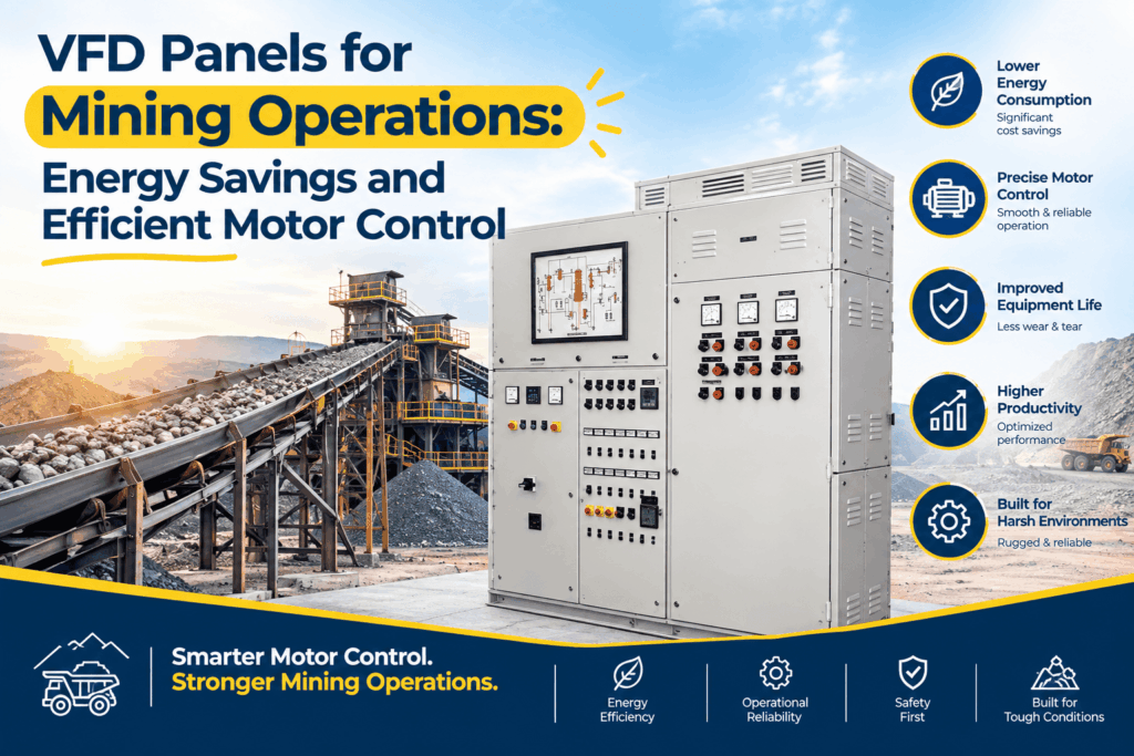 VFD Panels for Mining Operations: Energy Savings and Efficient Motor Control