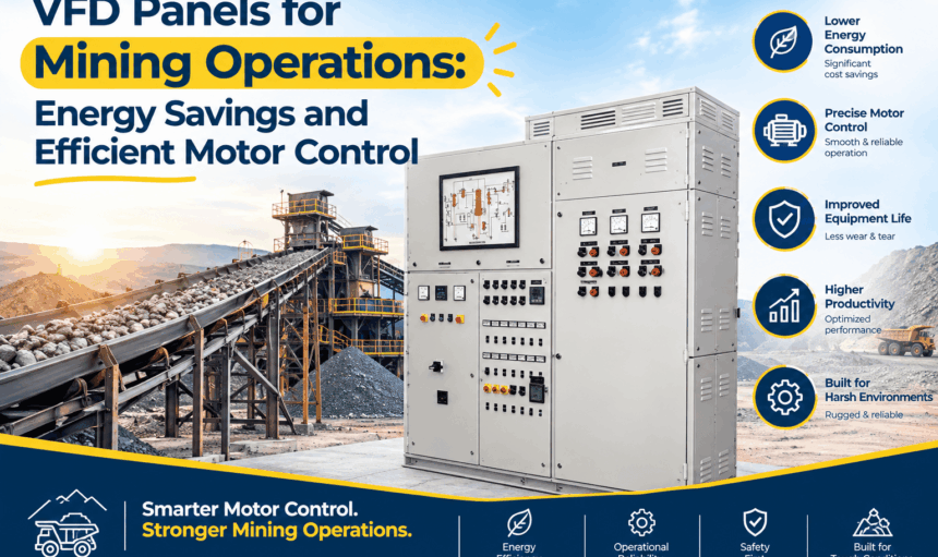 VFD Panels for Mining Operations: Energy Savings and Efficient Motor Control