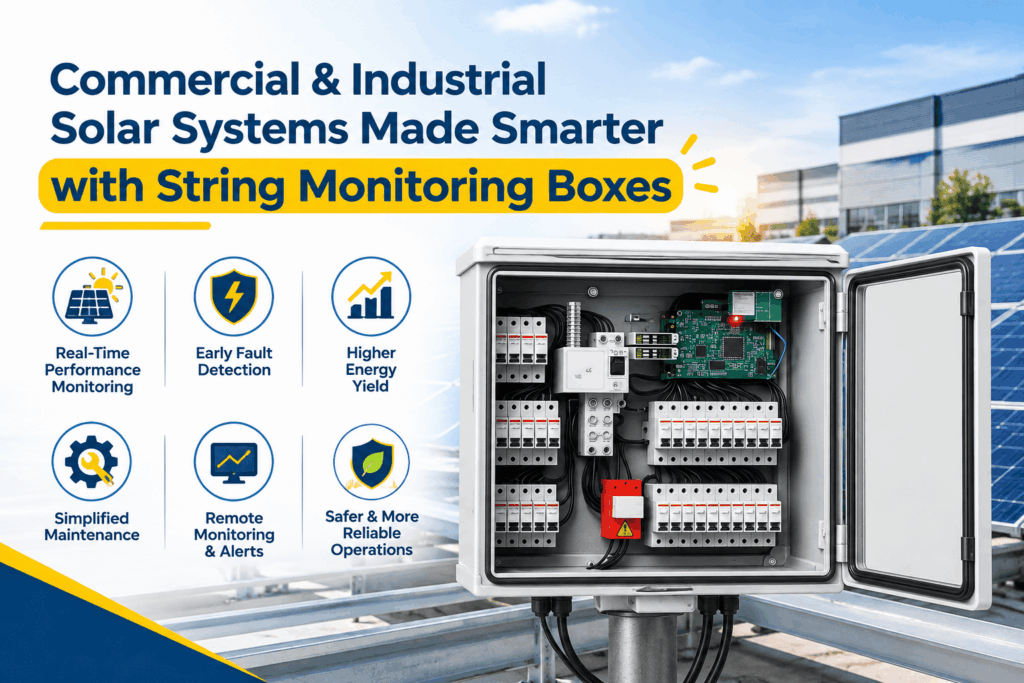 Commercial & Industrial Solar Systems Made Smarter with String Monitoring Boxes