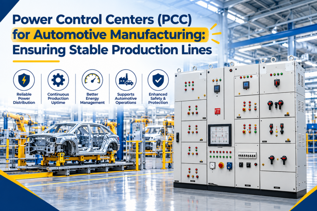 Power Control Centers (PCC) for Automotive Manufacturing: Ensuring Stable Production Lines
