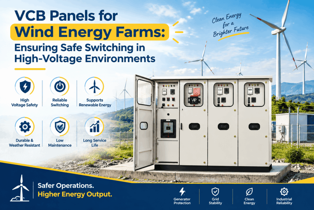 VCB Panels for Wind Energy Farms: Ensuring Safe Switching in High-Voltage Environments