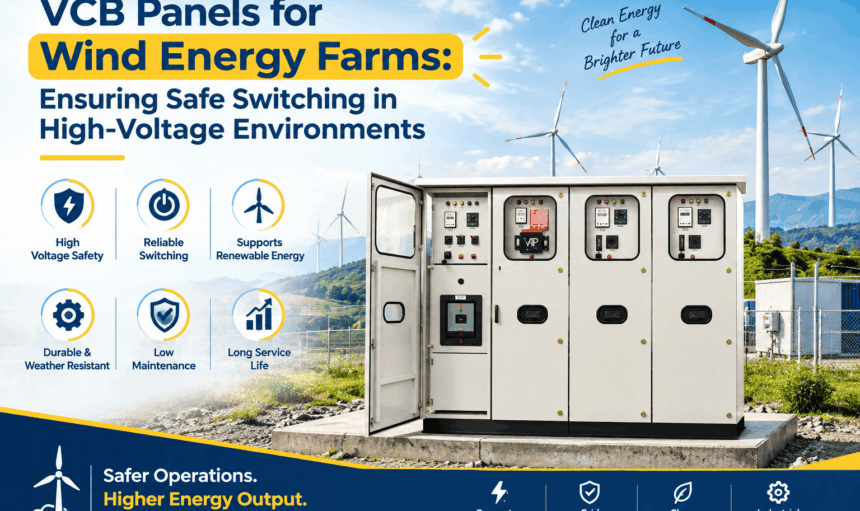 VCB Panels for Wind Energy Farms: Ensuring Safe Switching in High-Voltage Environments