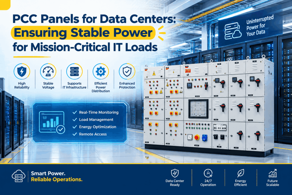 PCC Panels for Data Centers: Ensuring Stable Power for Mission-Critical IT Loads