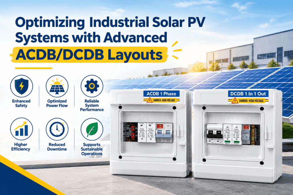 Optimizing Industrial Solar PV Systems with Advanced ACDB/DCDB Layouts