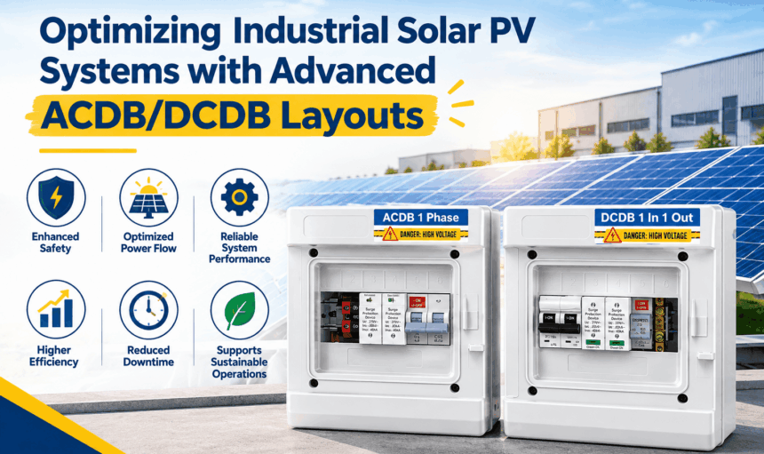 Optimizing Industrial Solar PV Systems with Advanced ACDB/DCDB Layouts