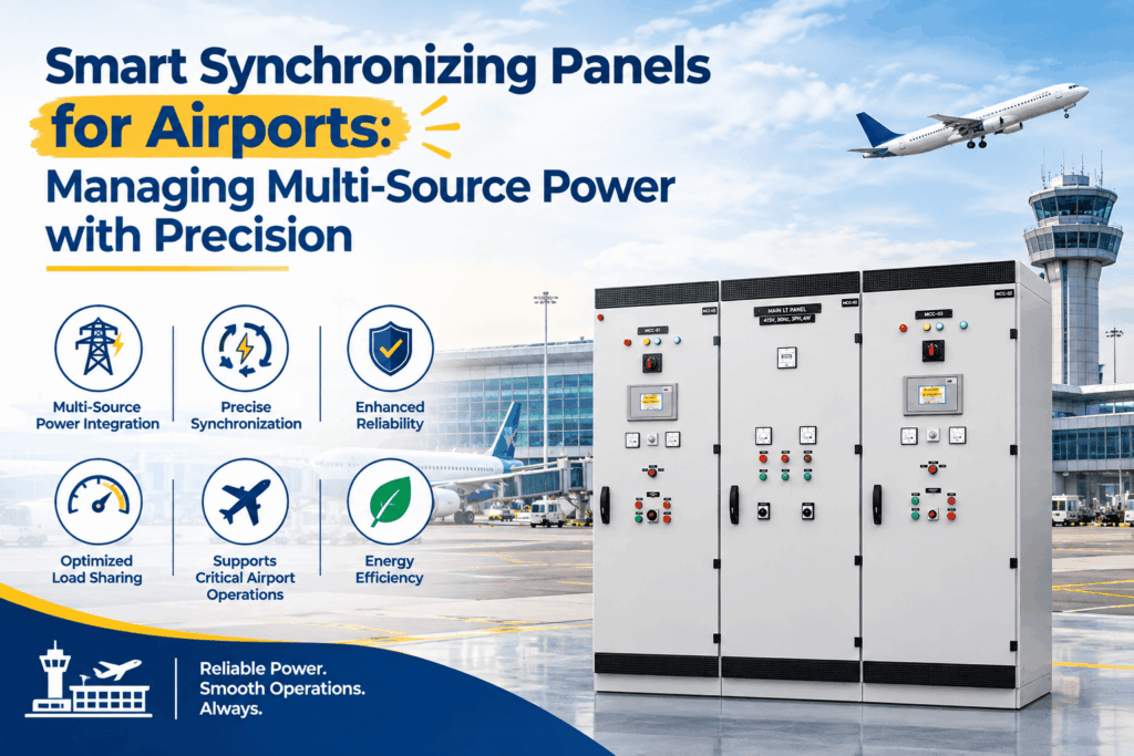 Smart Synchronizing Panels for Airports: Managing Multi-Source Power with Precision