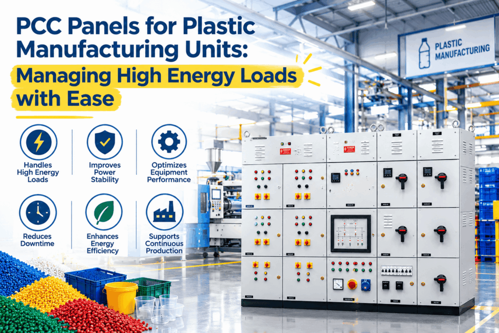 PCC Panels for Plastic Manufacturing Units: Managing High Energy Loads with Ease