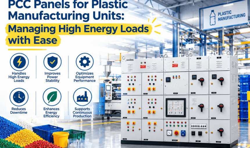 PCC Panels for Plastic Manufacturing Units: Managing High Energy Loads with Ease