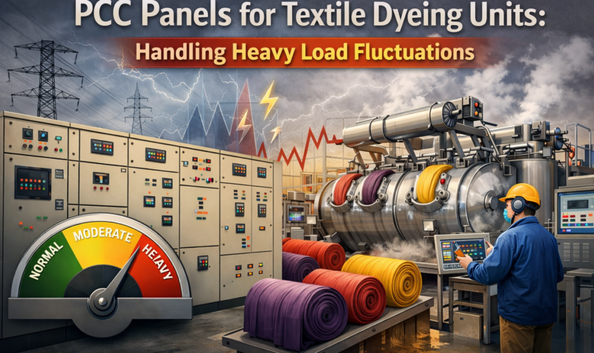 PCC Panels for Textile Dyeing Units: Handling Heavy Load Fluctuations