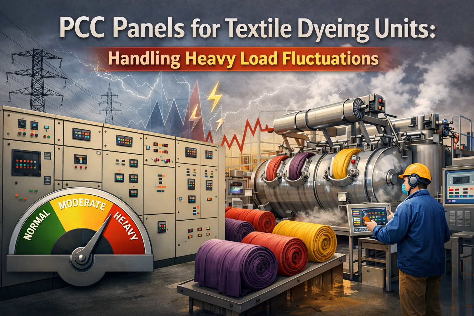 PCC Panels for Textile Dyeing Unit
