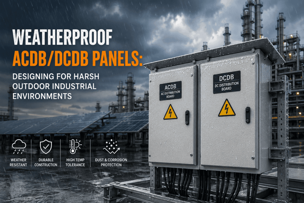 Weatherproof ACDB/DCDB Panels: Designing for Harsh Outdoor Industrial Environments