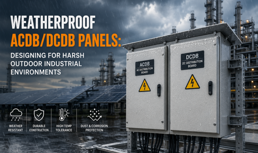 Weatherproof ACDB/DCDB Panels: Designing for Harsh Outdoor Industrial Environments