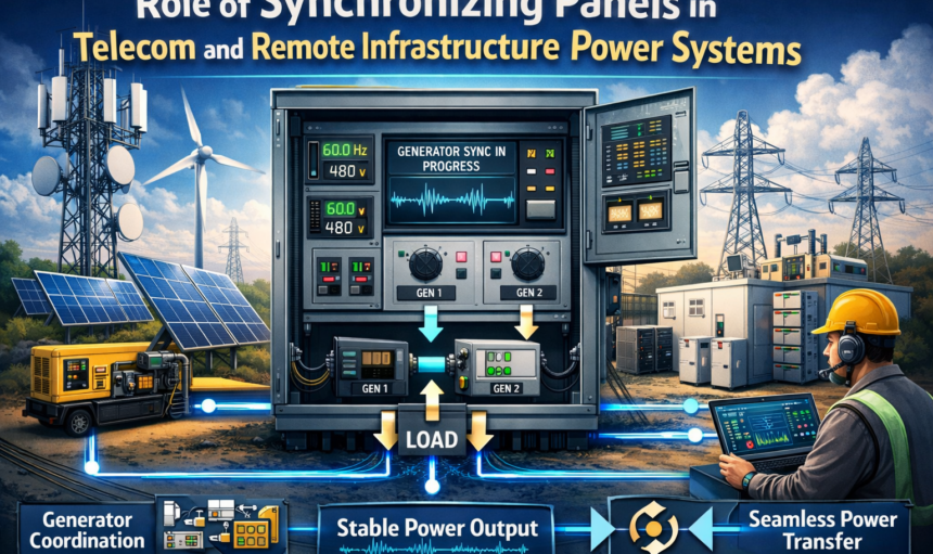 Role of Synchronizing Panels in Telecom and Remote Infrastructure Power Systems