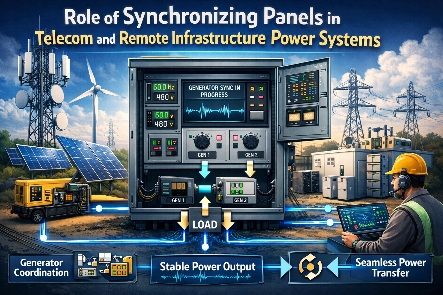 Role of Synchronizing Panels in Telecom