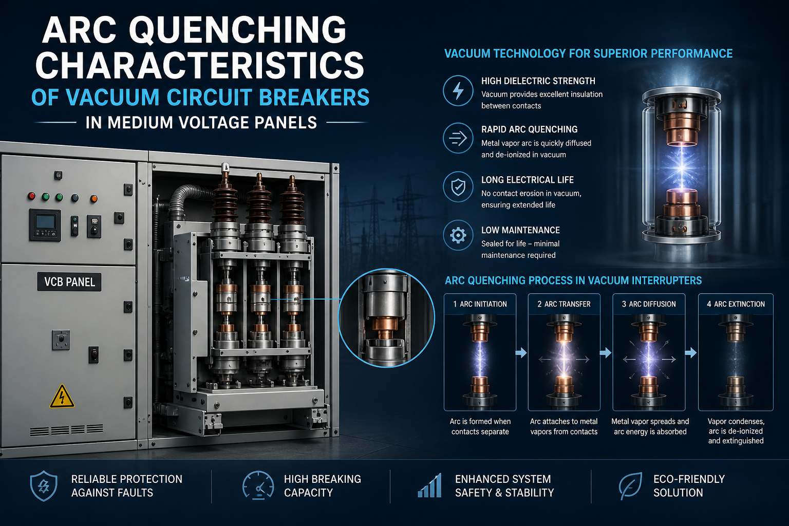 Vacuum Circuit Breakers in Medium Voltage Panels