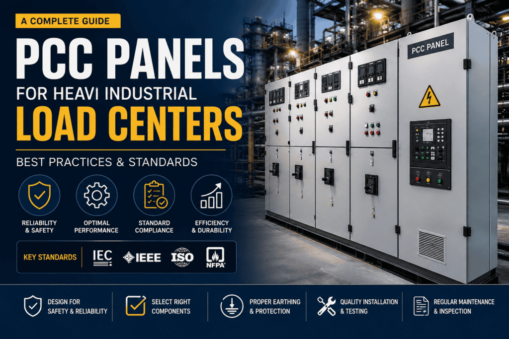 Designing PCC Panels for Heavy Industrial Load Centers: Best Practices & Standards