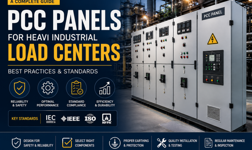 Designing PCC Panels for Heavy Industrial Load Centers: Best Practices & Standards