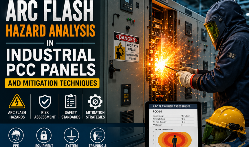 Arc Flash Hazard Analysis in Industrial PCC Panels and Mitigation Techniques