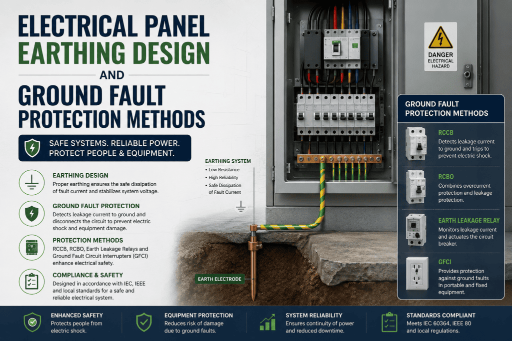 Electrical Panel Earthing Design and Ground Fault Protection Methods
