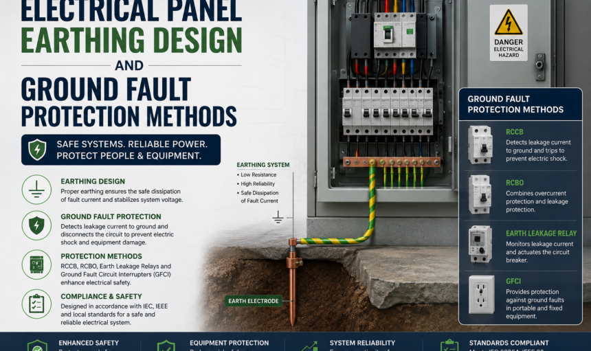 Electrical Panel Earthing Design and Ground Fault Protection Methods