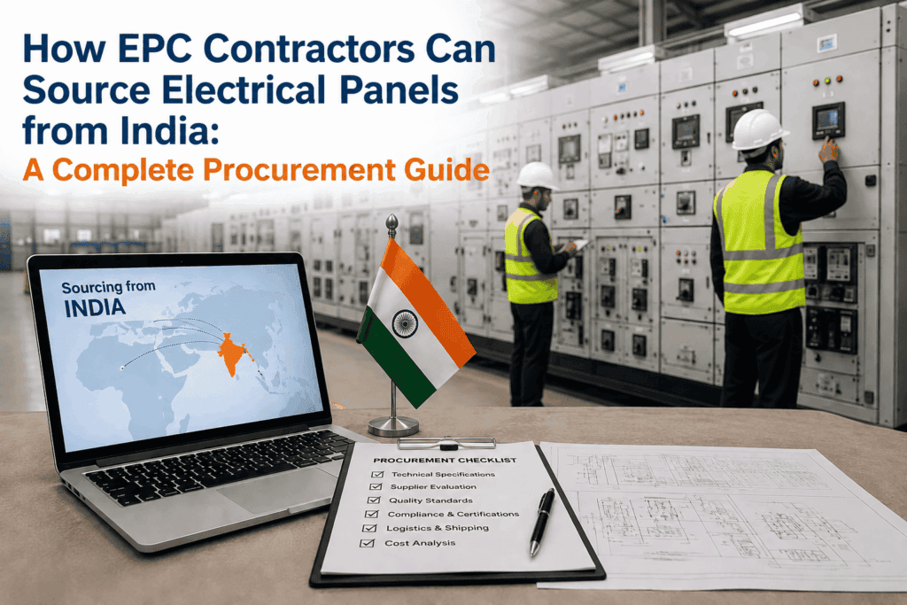 How EPC Contractors Can Source Electrical Panels from India: A Complete Procurement Guide