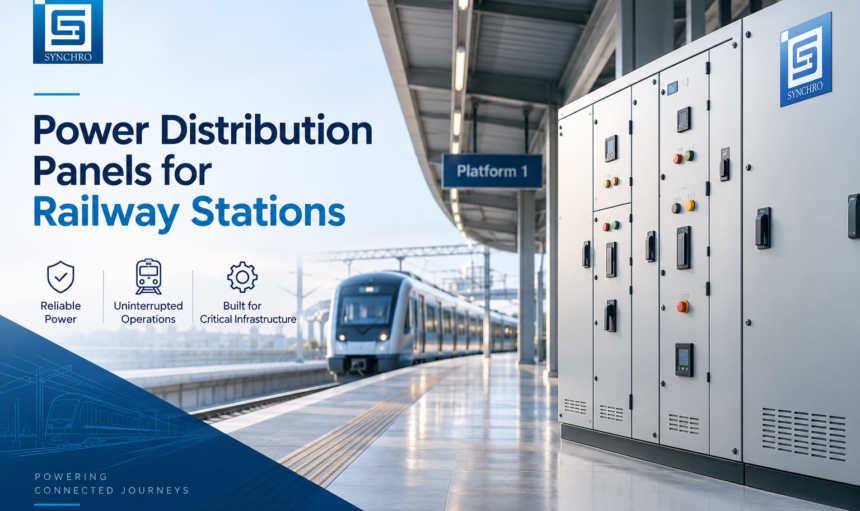 power distribution panels for railway stations