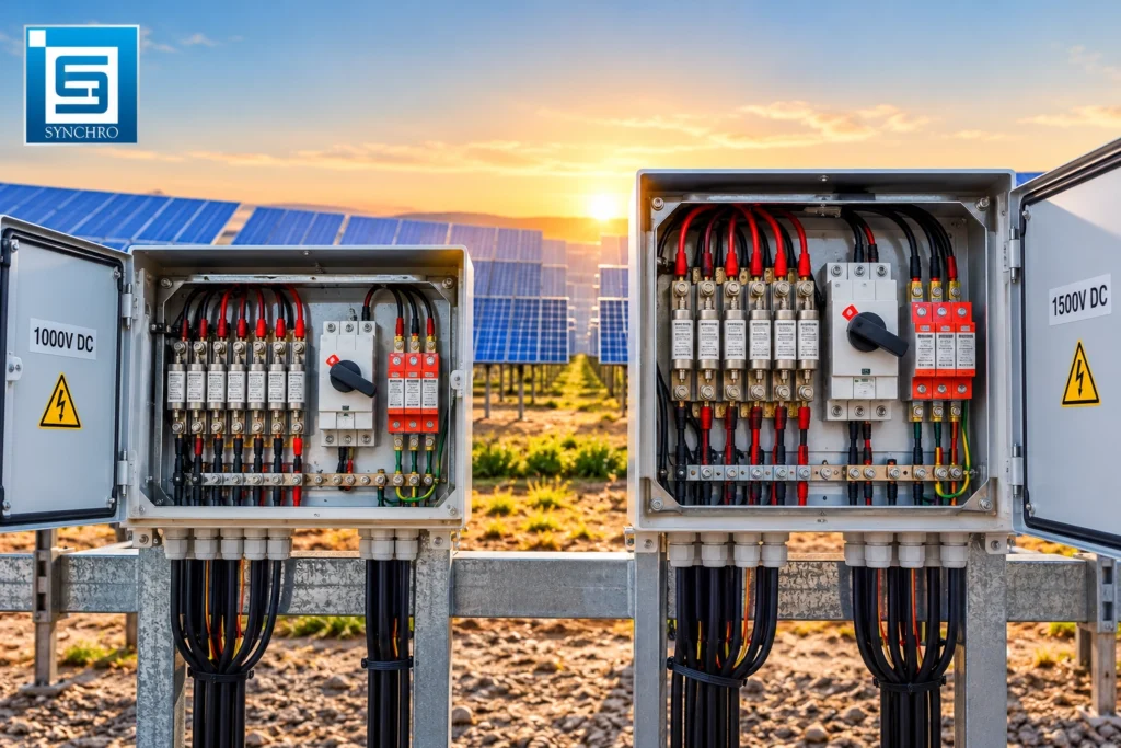 1000V vs 1500V DC Combiner Boxes